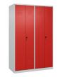C+P Schwarz-Weiß-Spind Classic PLUS, 4 Abteile, 1850x1200x500mm, 7035/3020 Produktbild img2 S