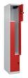 C+P Z-Spind Classic PLUS, 2 Fächer, 1850x300x500mm, 7035/3020 Produktbild