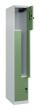 C+P Z-Spind Classic PLUS, 2 Fächer, 1850x300x500mm, 7035/6011 Produktbild