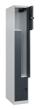 C+P Z-Spind Classic PLUS, 2 Fächer, 1850x300x500mm, 7035/7016 Produktbild