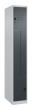 C+P Z-Spind Classic PLUS, 2 Fächer, 1850x300x500mm, 7035/7016 Produktbild img2 S