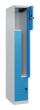 C+P Z-Spind Classic PLUS, 2 Fächer, 1850x300x500mm, 7035/5012 Produktbild