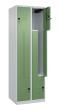 C+P Z-Spind Classic PLUS, 4 Fächer, 1850x600x500mm, 7035/6011 Produktbild