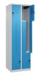C+P Z-Spind Classic PLUS, 4 Fächer, 1850x600x500mm, 7035/5012 Produktbild