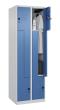 C+P Z-Spind Classic PLUS, 4 Fächer, 1850x600x500mm, 7035/5023 Produktbild