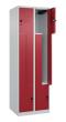 C+P Z-Spind Classic PLUS, 4 Fächer, 1850x600x500mm, 7035/3003 Produktbild