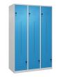 C+P Z-Spind Classic PLUS, 6 Fächer, 1850x1200x500mm, 7035/5012 Produktbild img2 S