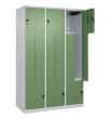 C+P Z-Spind Classic PLUS, 6 Fächer, 1850x1200x500mm, 7035/6011 Produktbild