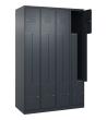 C+P Z-Spind Classic PLUS, 8 Fächer, 1850x1200x500mm, 7016/7016 Produktbild