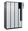 C+P Z-Spind Classic PLUS, 8 Fächer, 1850x1200x500mm, 7016/7035 Produktbild