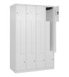 C+P Z-Spind Classic PLUS, 8 Fächer, 1850x1200x500mm, 9016/9016 Produktbild