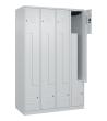 C+P Z-Spind Classic PLUS, 8 Fächer, 1850x1200x500mm, 7035/7035 Produktbild