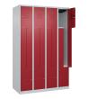 C+P Z-Spind Classic PLUS, 8 Fächer, 1850x1200x500mm, 7035/3003 Produktbild