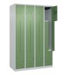 C+P Z-Spind Classic PLUS, 8 Fächer, 1850x1200x500mm, 7035/6011 Produktbild