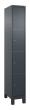 C+P Schließfachschrank Classic PLUS, Füße, 4 Fächer, 1950x300x500mm, 7016/7016 Produktbild img2 S