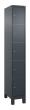 C+P Schließfachschrank Classic PLUS, Füße, 5 Fächer, 1950x300x500mm, 7016/7016 Produktbild img2 S
