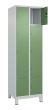 C+P Schließfachschrank Classic PLUS, Füße, 10 Fächer, 1950x600x500mm, 7035/6011 Produktbild