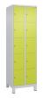 C+P Schließfachschrank Classic PLUS, Füße, 10 Fächer, 1950x600x500mm, 7035/0024 Produktbild img3 S