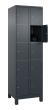 C+P Schließfachschrank Classic PLUS, Füße, 10 Fächer, 1950x600x500mm, 7016/7016 Produktbild