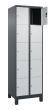 C+P Schließfachschrank Classic PLUS, Füße, 10 Fächer, 1950x600x500mm, 7016/7035 Produktbild img2 S
