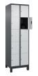 C+P Schließfachschrank Classic PLUS, Füße, 10 Fächer, 1950x600x500mm, 7016/7035 Produktbild