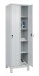 C+P Wäsche-Spind Classic PLUS, Füße, 2 Abteile, 1950x600x500mm, 7035/7035 Produktbild