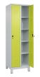 C+P Wäsche-Spind Classic PLUS, Füße, 2 Abteile, 1950x600x500mm, 7035/0024 Produktbild