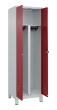 C+P PSA Doppel-Spind Classic PLUS, Füße, 2 Abteile, 1950x600x500mm, 7035/3003 Produktbild