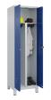 C+P PSA Doppel-Spind Classic PLUS, Füße, 2 Abteile, 1950x600x500mm, 7035/5010 Produktbild