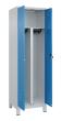 C+P PSA Doppel-Spind Classic PLUS, Füße, 2 Abteile, 1950x600x500mm, 7035/5012 Produktbild