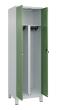 C+P PSA Doppel-Spind Classic PLUS, Füße, 2 Abteile, 1950x600x500mm, 7035/6011 Produktbild