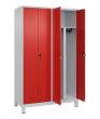C+P PSA Doppel-Spind Classic PLUS, Füße, 4 Abteile, 1950x1200x500mm, 7035/3020 Produktbild