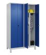 C+P PSA Doppel-Spind Classic PLUS, Füße, 4 Abteile, 1950x1200x500mm, 7035/5010 Produktbild