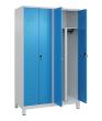 C+P PSA Doppel-Spind Classic PLUS, Füße, 4 Abteile, 1950x1200x500mm, 7035/5012 Produktbild