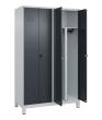 C+P PSA Doppel-Spind Classic PLUS, Füße, 4 Abteile, 1950x1200x500mm, 7035/7016 Produktbild img2 S