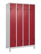 C+P Z-Spind, Classic PLUS, Füße, 8 Fächer, 1950x1200x500mm, 7035/3003 Produktbild img2 S