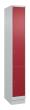 C+P Schließfachschrank Classic PLUS, Sockel, 3 Fächer, 1950x300x500mm, 7035/3003 Produktbild img2 S