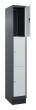 C+P Schließfachschrank Classic PLUS, Sockel, 3 Fächer, 1950x300x500mm, 7016/7035 Produktbild
