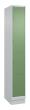 C+P Schließfachschrank Classic PLUS, Sockel, 4 Fächer, 1950x300x500mm, 7035/6011 Produktbild img2 S