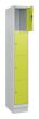 C+P Schließfachschrank Classic PLUS, Sockel, 4 Fächer, 1950x300x500mm, 7035/0024 Produktbild