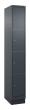 C+P Schließfachschrank Classic PLUS, Sockel, 4 Fächer, 1950x300x500mm, 7016/7016 Produktbild img2 S