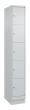 C+P Schließfachschrank Classic PLUS, Sockel, 5 Fächer, 1950x300x500mm, 7035/7035 Produktbild img2 S