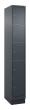 C+P Schließfachschrank Classic PLUS, Sockel, 5 Fächer, 1950x300x500mm, 7016/7016 Produktbild img2 S