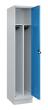 C+P Spind Classic PLUS, Sockel, 1 Abteil, 1950x400x500mm, 7035/5012 Produktbild