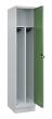 C+P Spind Classic PLUS, Sockel, 1 Abteil, 1950x400x500mm, 7035/6011 Produktbild