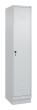 C+P Spind Classic PLUS, Sockel, 1 Abteil, 1950x400x500mm, 7035/7035 Produktbild img2 S