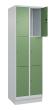 C+P Schließfachschrank Classic PLUS, Sockel, 6 Fächer, 1950x600x500mm, 7035/601 Produktbild