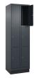 C+P Schließfachschrank Classic PLUS, Sockel, 6 Fächer, 1950x600x500mm, 7016/701 Produktbild
