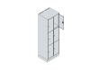C+P Schließfachschrank Classic PLUS, Sockel, 6 Fächer, 1950x600x500mm, 7035/501 Produktbild img5 S