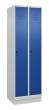 C+P Wäsche-Spind Classic PLUS, Sockel, 2 Abteile, 1950x600x500mm, 7035/5010 Produktbild img3 S